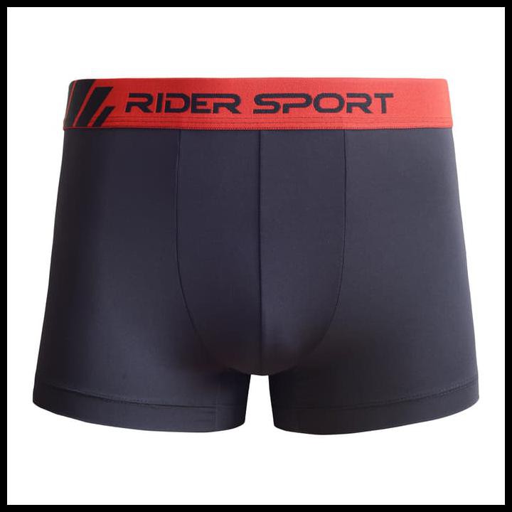 BIG SALE RIDER XTRA COOL R792B CELANA DALAM PRIA MINI BOXER - HITAM, S