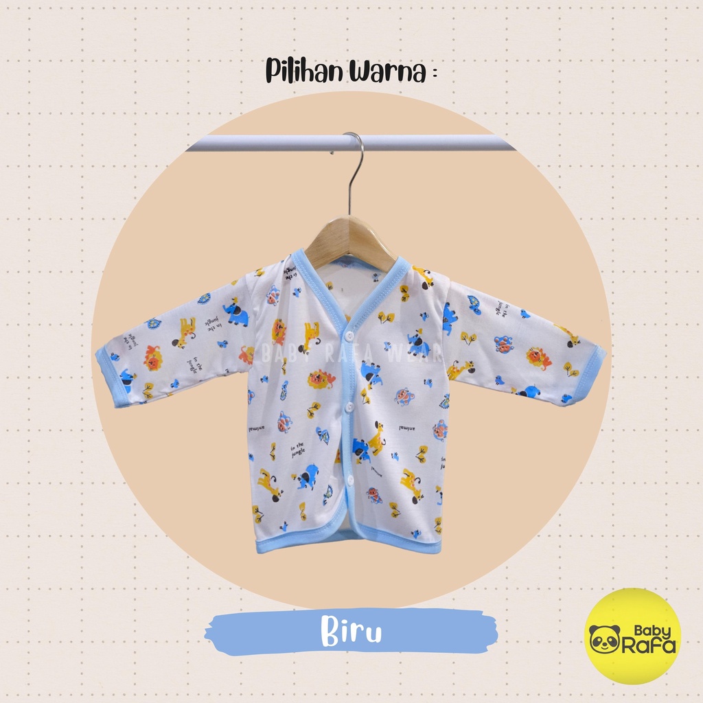 Baju Bayi Tangan Panjang Motif 0 - 3 Bulan SNI EXCELLENT 77-2