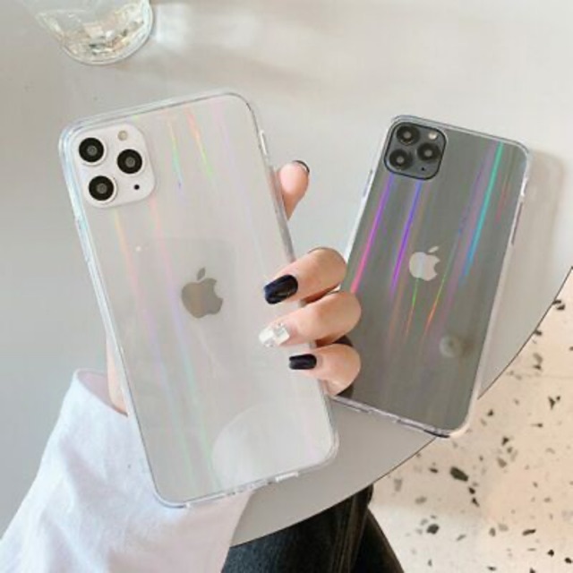 Case aurora rainbow hologram, for samsung