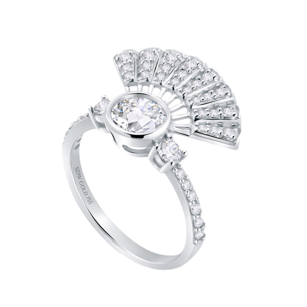 

Dominique Jewellery- Cincin Eastern Fortune Sandra Dewi Gold 75,5% SNI