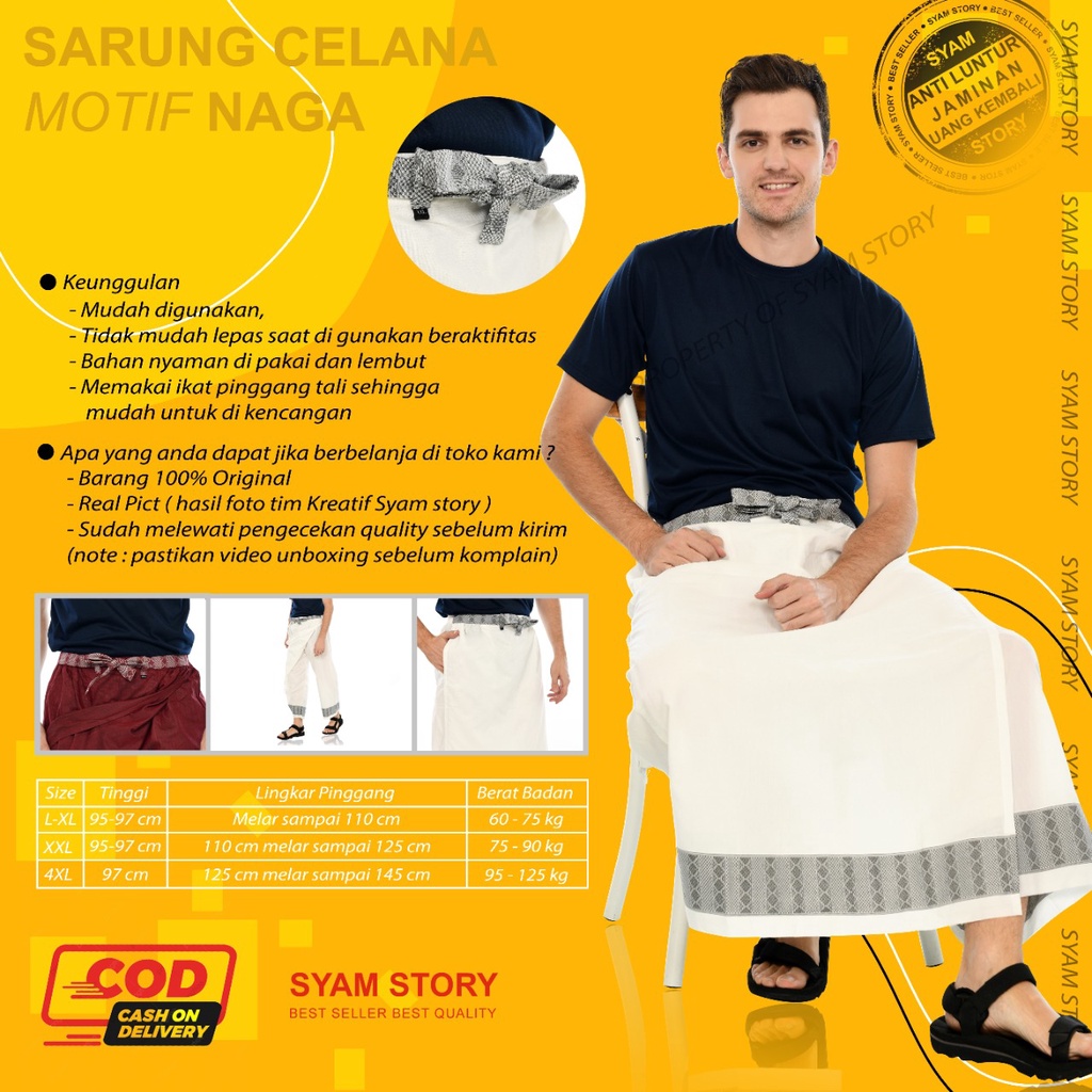 Sarung Celana Dewasa Size Jumbo