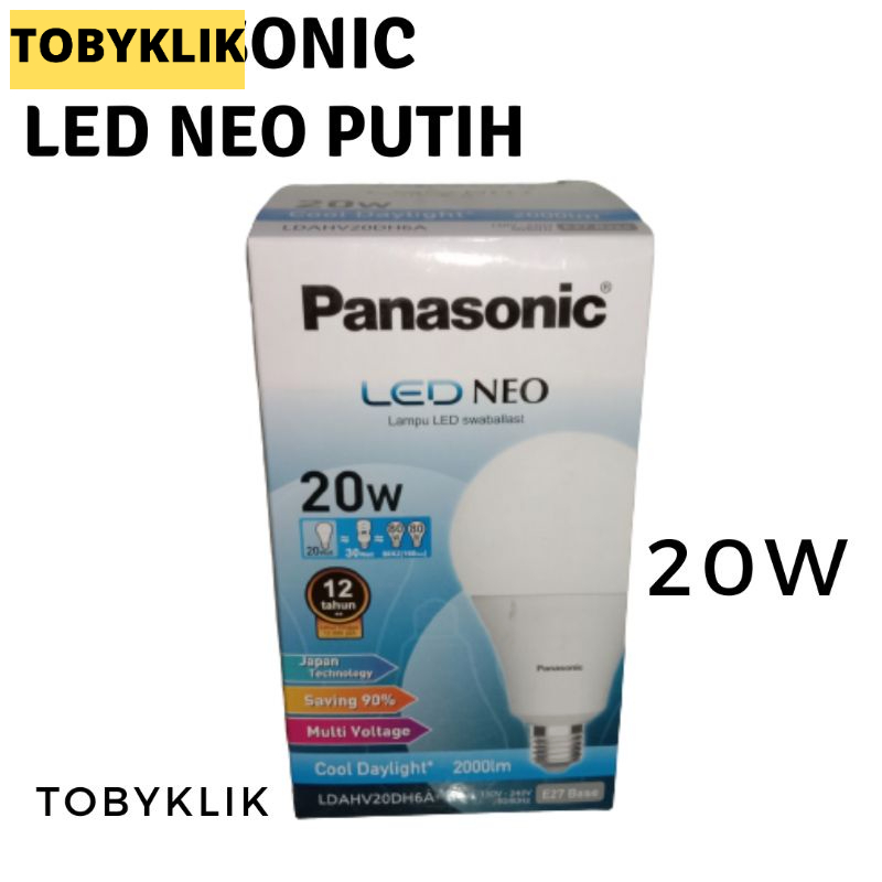 Lampu LED panasonic warna putih / Lampu LED Megaman warna putih