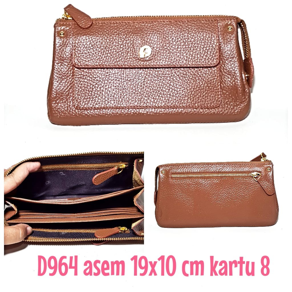 Dompet Kulit Papillon Original D964 Asem Dora