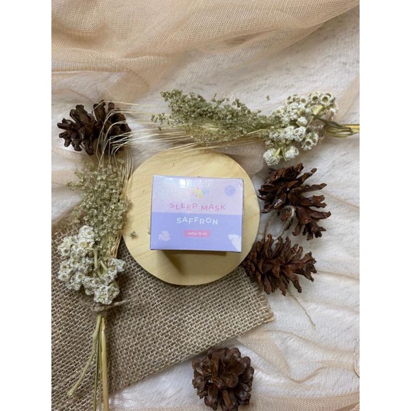 [DISTRIBUTOR RESMI] Sleeping Mask Saffron Bybdka 15gr + Gift