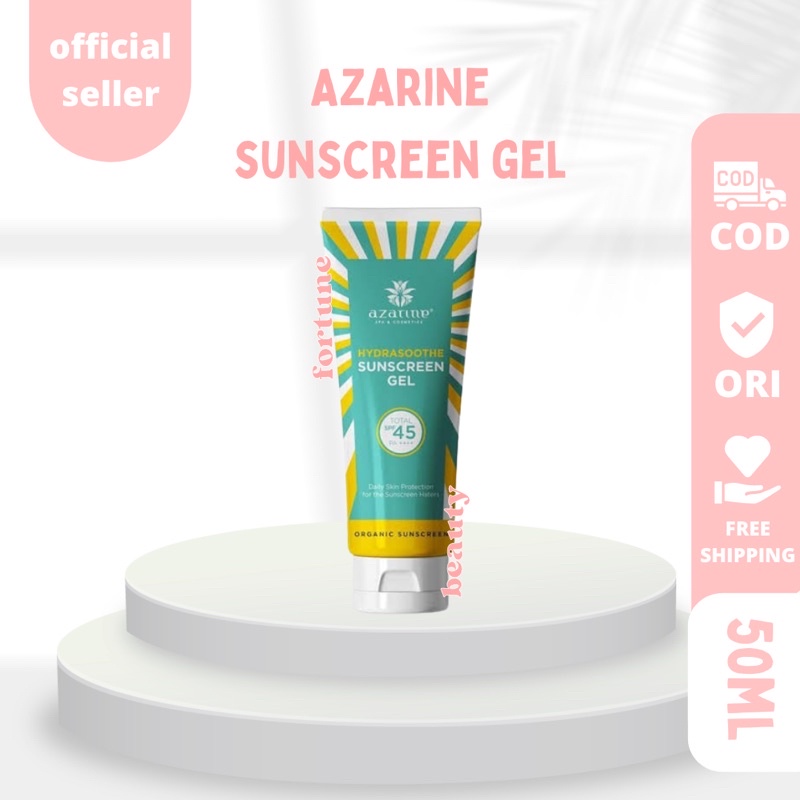 SUNSCREEN AZARINE GEL HYDRASOOTHE SPF 45 PA+ X LEE MINHO | NEW FORMULA SUN SCREEN | TABIR SURYA PROTECTION