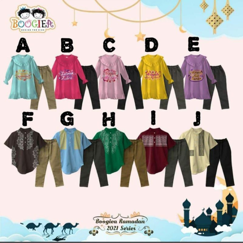 SET RAMADHAN 2021 SERIES by BOOGIEA KIDS