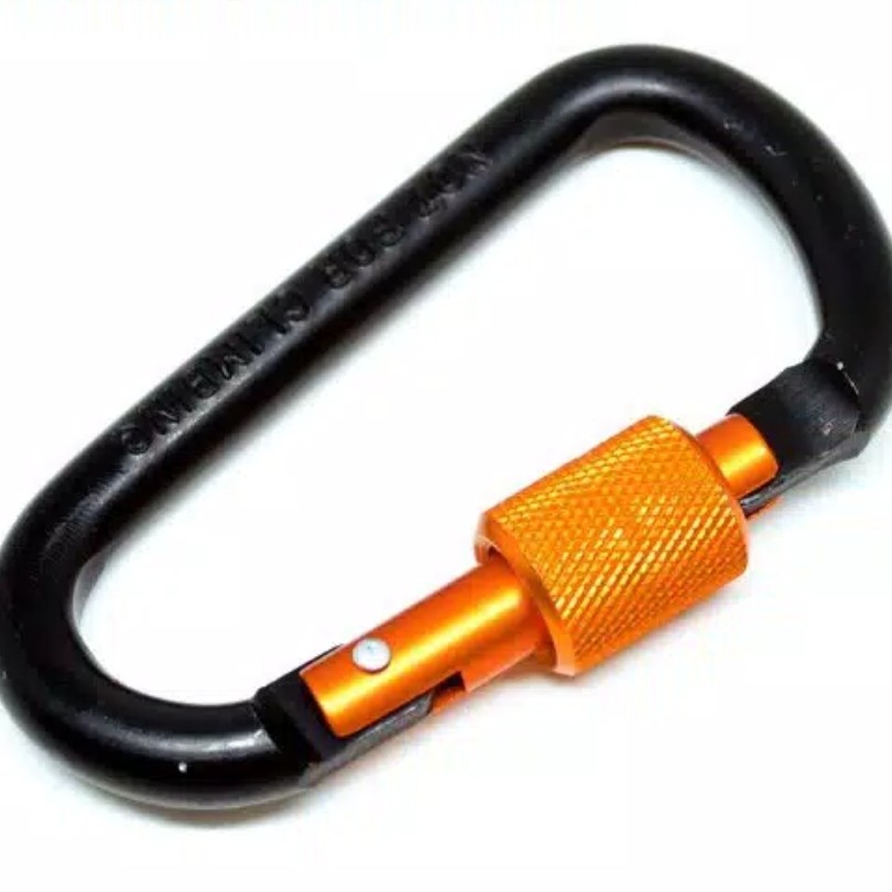 Karabiner Alumunium Quickdraw Buckle Hanging Baja Tahan Karat