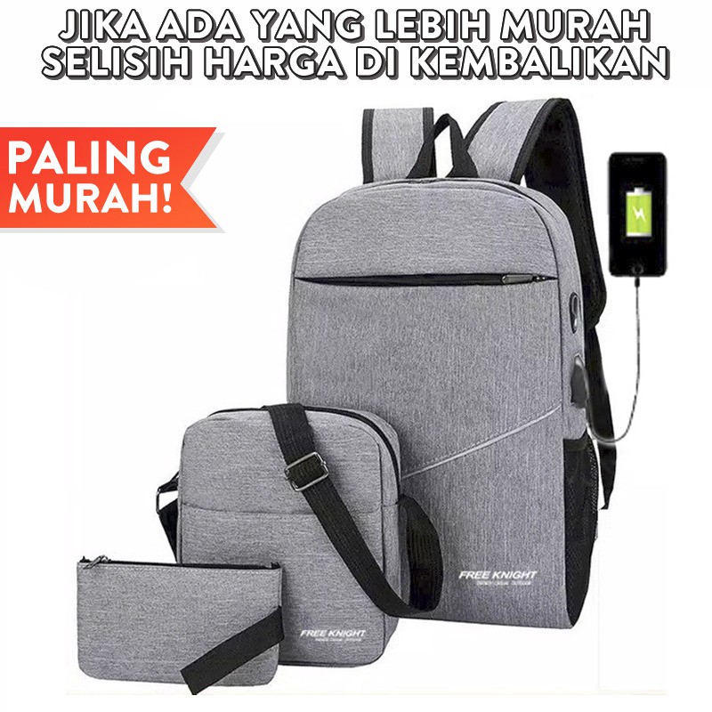 Greenland Buy 1 Get 2 Tas  Ransel Pria Tas  3in 1 Import 