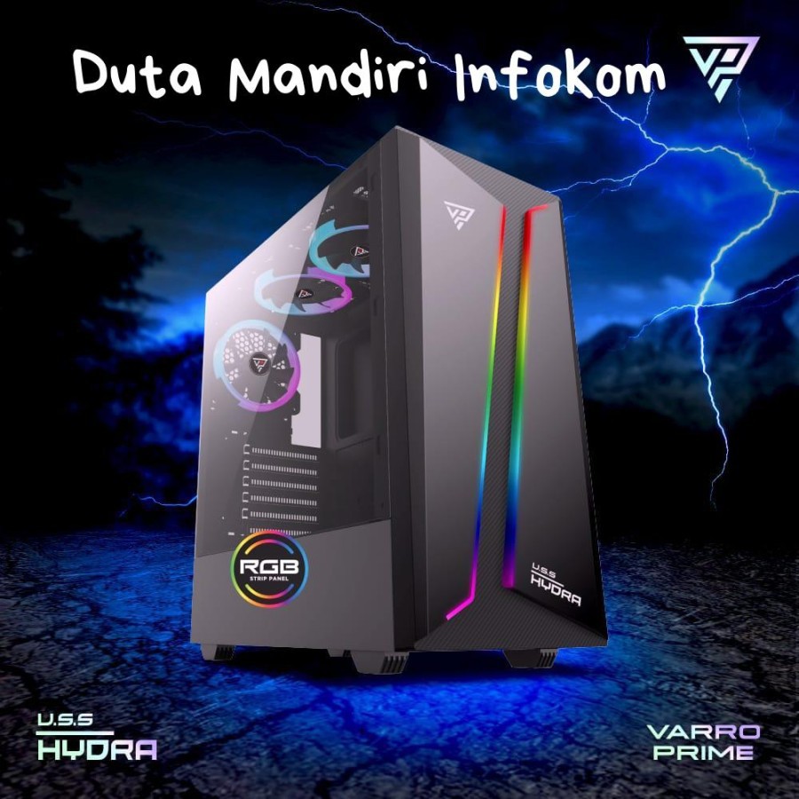 Varro Prime USS Hydra - Tempered Glass Mid-Tower Gaming Case