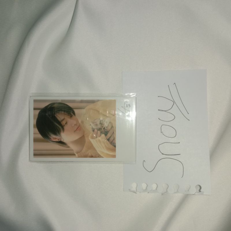 POLAROID NATREP YUTA, PHOTOCARD YUTA NCT, NATURE REPUBLIC NCT