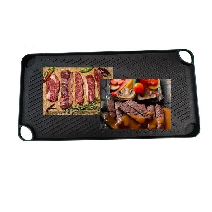 GRILL PAN BBQ COOKMASTER CMG907 - ALUMINIUM GRIDDLE PAN ANTI LENGKET