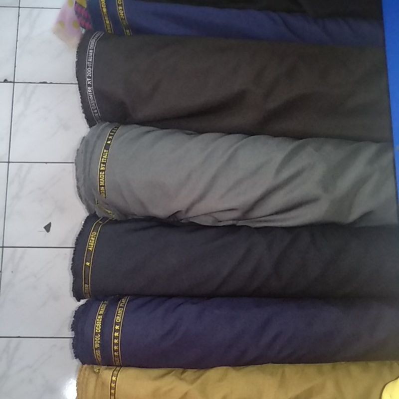 Kain SEMIWOLL Bahan Celana/BLAZER&amp;Jas 1,25m