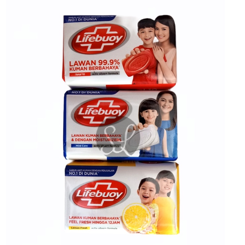 Lifebuoy Sabun Mandi Batang 60gr Sabun Lifebouy Total 10 Mild Care Lemon Fresh