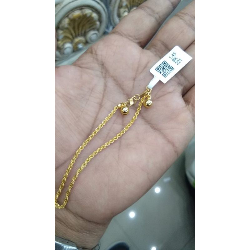 gelang emas 9k
