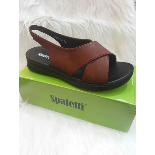 SANDAL WEDGES WANITA SPALETTI KUALITAS BAGUS