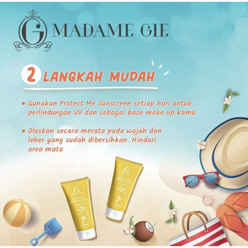 Madame Gie Madame Protect Me Sunscreen SPF 30 PA +++ with Calendula 60m