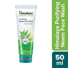 HIMALAYA PURIFYING NEEM FACE WASH 50 ML @MJ