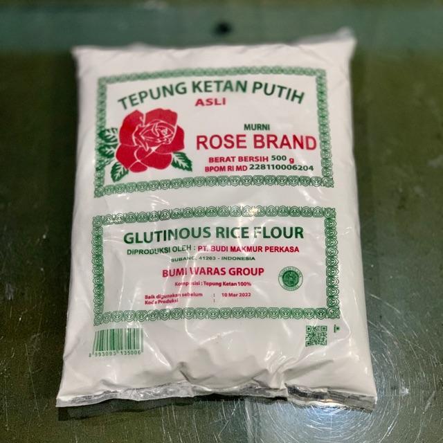 

Tepung ketan ROSE BRAND 500 GR / DUS ( 20 Bungkus )
