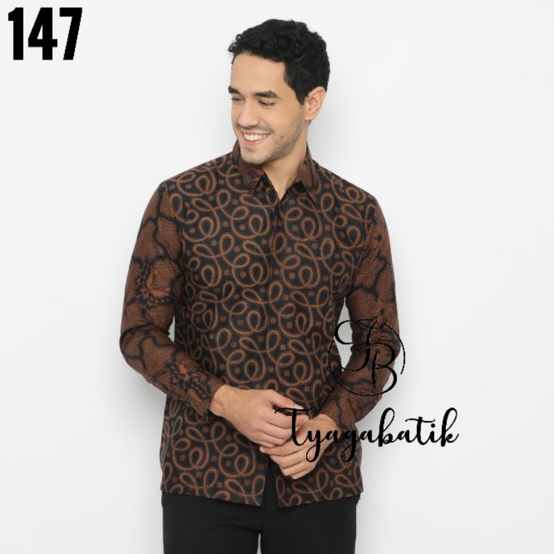 Kemeja Batik Slimfit Lapis Furing Premium 147 Tyaga Batik