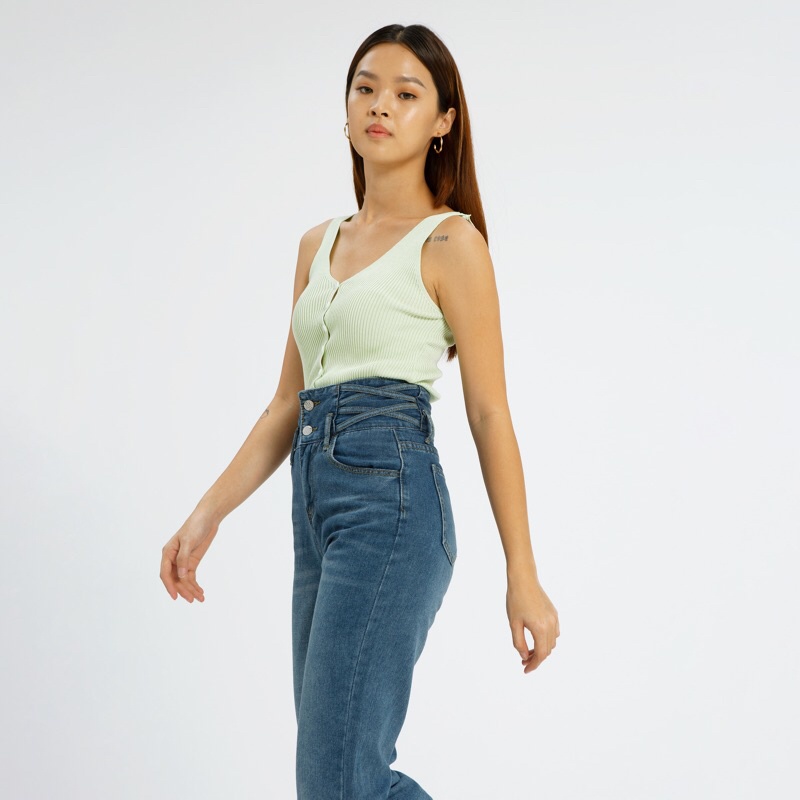 VIERLIN - Jeans 2002 - BOYFRIEND JEANS HIGHWAIST