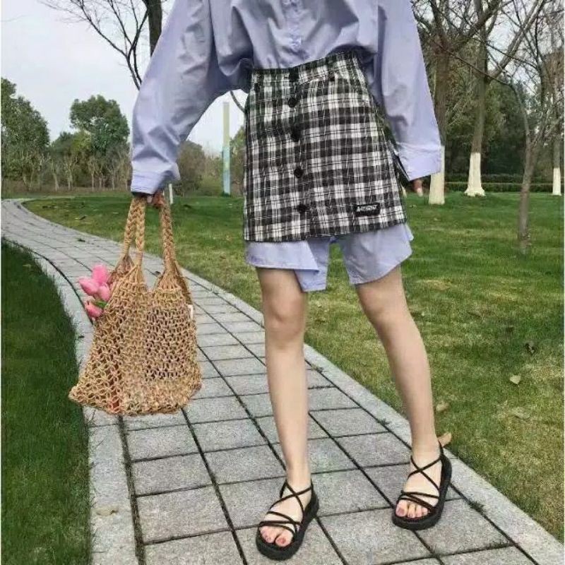 SANDAL KARET JELLY GLADIATOR TALI SILANG MOREGO 36-40-1