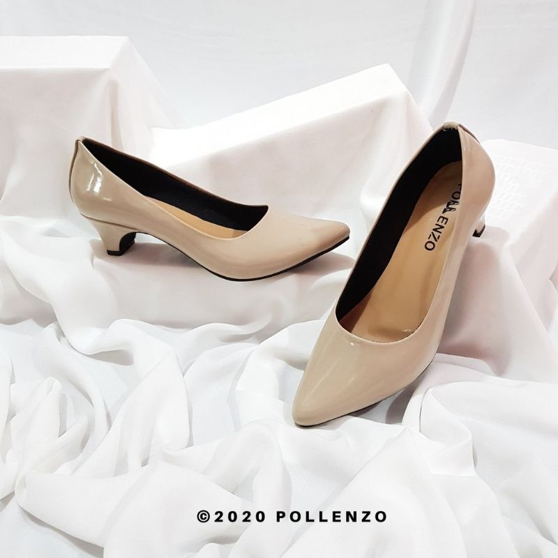 Pollenzo - Amelia Sepatu Kerja Wanita Pantopel Elegant Kia-001-B