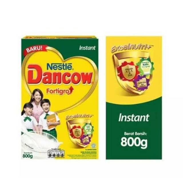 Dancow Instant Enriched Fortigro Bib 800 Gr