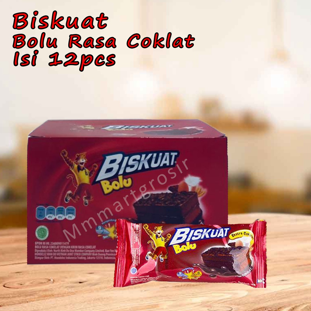 

Biskuat bolu / Rasa coklat / 16.6 g / 1 box