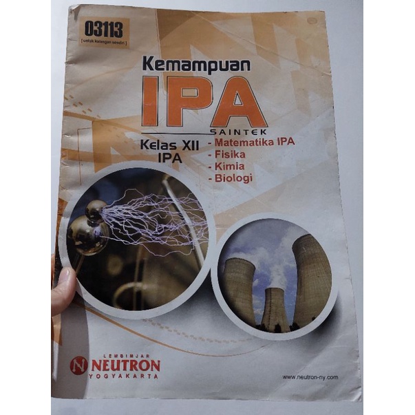 [NEUTRON] Buku Latihan Soal Kemampuan IPA Saintek Kelas XII