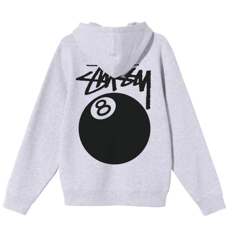 S - XXXXX(6XL) Hoodie STUSSY 8 BALL BIGSIZE Unisex Streetwear Fashion Style Jumbo Oversize