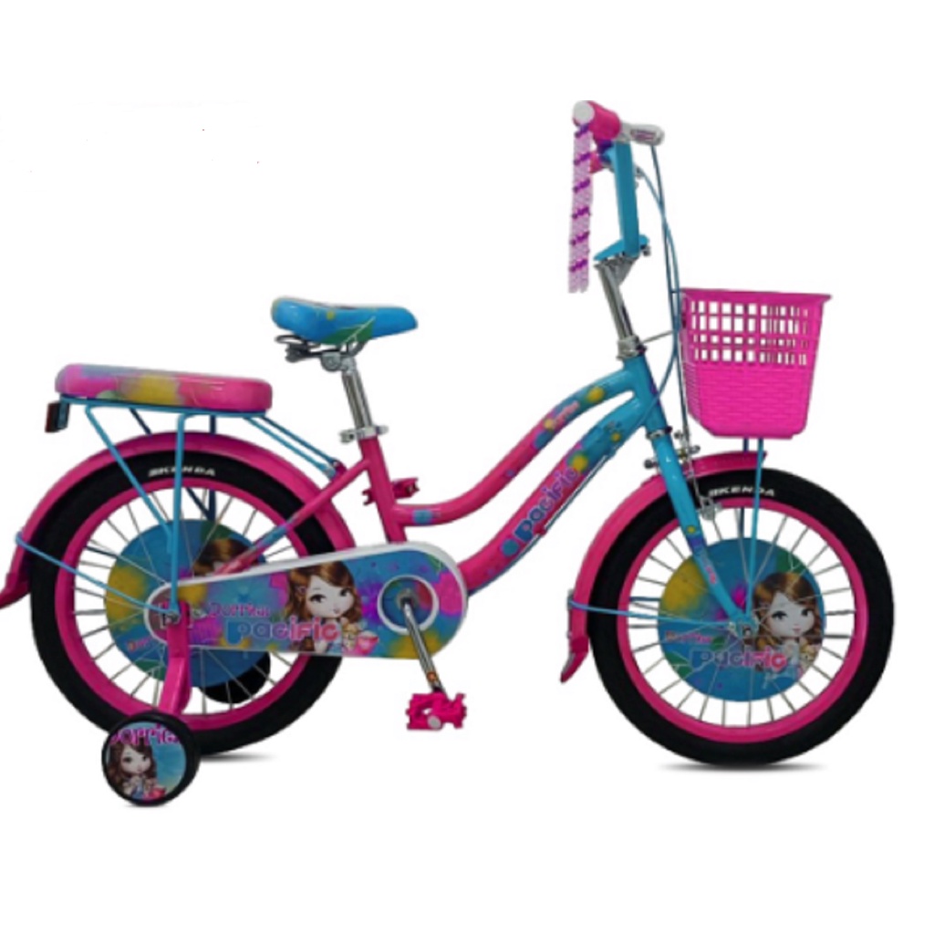 Sepeda Mini CTB Anak Pacific Dorries 12 16 18 Inch Garansi SNI-Blue Pink