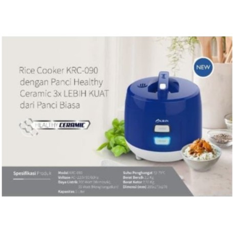 Kirin Rice Cooker / Magicom 1 Liter Ceramic Coating KRC-090 (Blue)