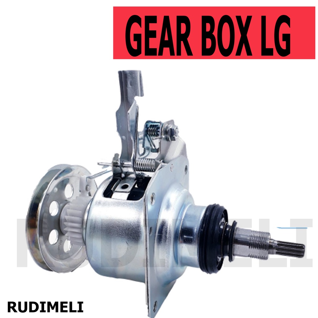 MESIN GEARBOX MESIN CUCI LG 2 GEAR TINGGI 22 CM GIGI 11 PANJANG AS 2,8 CM DIAMETER 10,6 CM