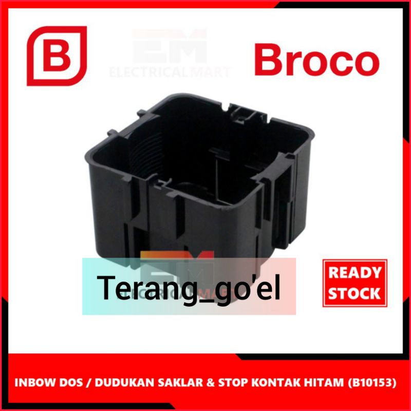 BROCO INBOW DOOS ( IB DUS ) KOTAK HITAM // IB DUSB B 101-53 SEGI HITAM BROCO