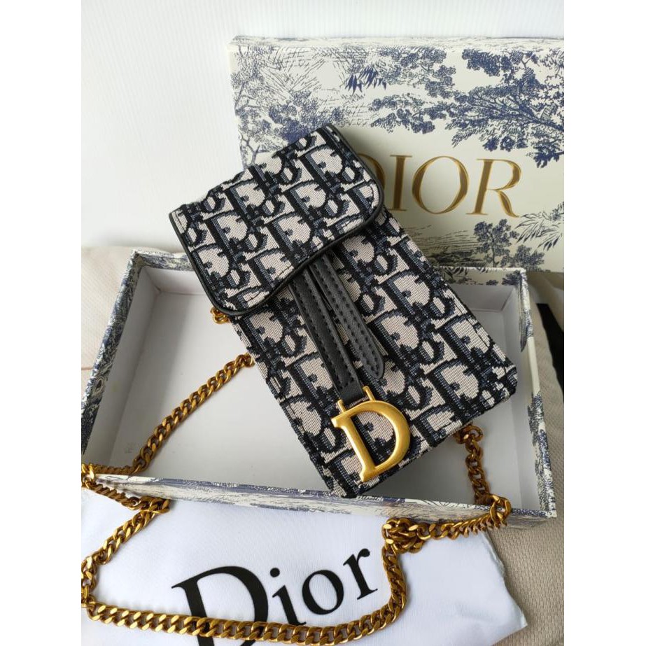 Tas Wanita Selempang Hp Kanvas Rantai Djamenashop