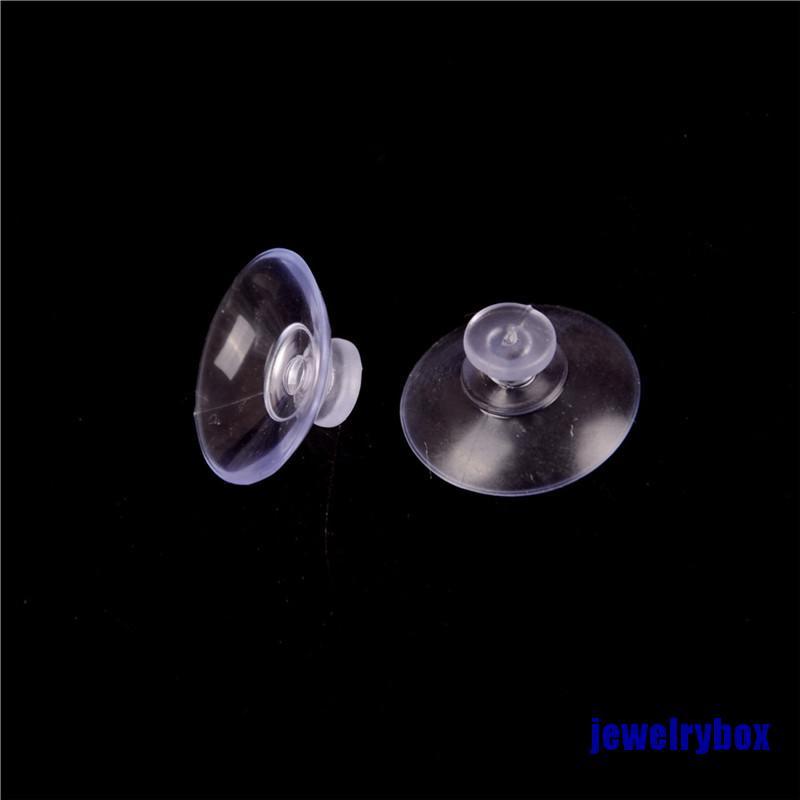 50pcs Kait Suction Cup Transparan 20mm Untuk Kamar Mandi
