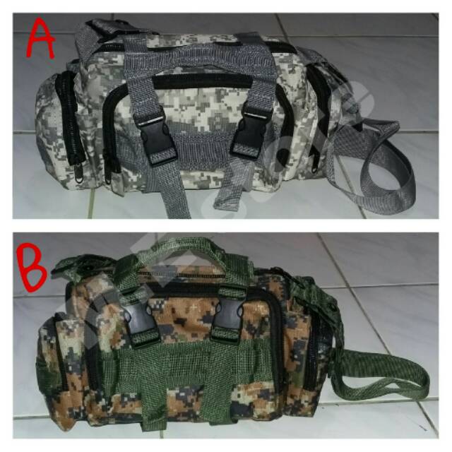 Tas samping loreng/tas samping army