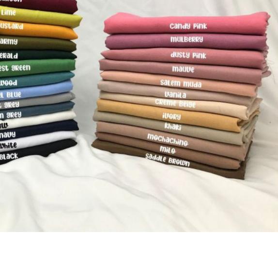 ➤ VOAL SUPERFINE 115x115 / Kain voal / Kain voal basik Grade A / kain murah / Voal Magical ✮