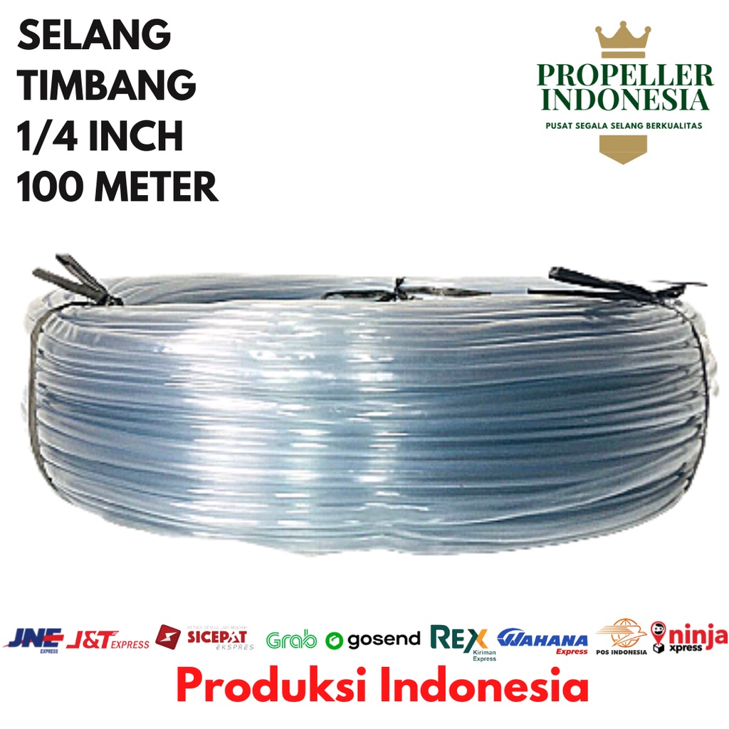 Selang Timbang Waterpas 1/4 Inch 0.5mm 100 Meter Selang Ukur Elastis