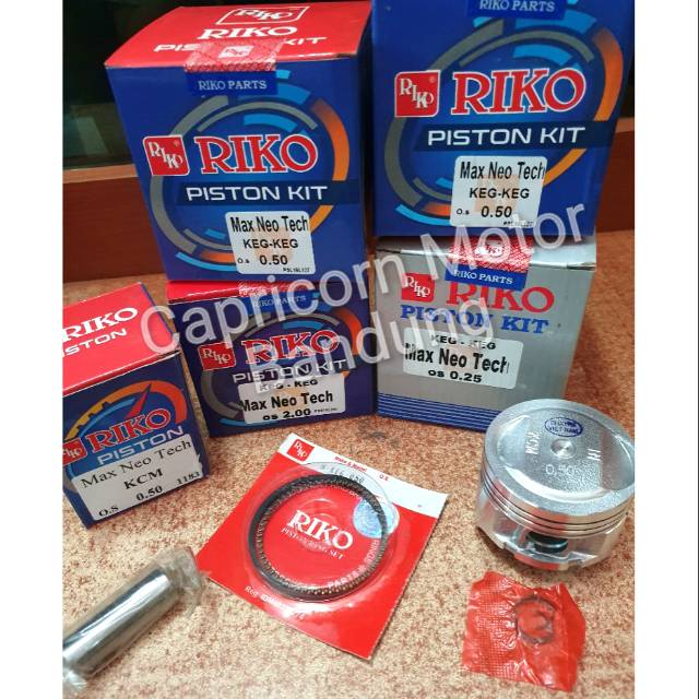 Piston Kit GL MAX NEO NEOTECH RIKO oversize STD 25 50 75 100 125 150 175 200