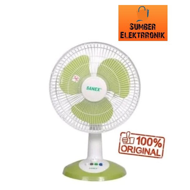 Kipas Angin Meja / Desk Fan / Deskfan Sanex 10 Inch - FD 1088 / 1087 Free Bubble