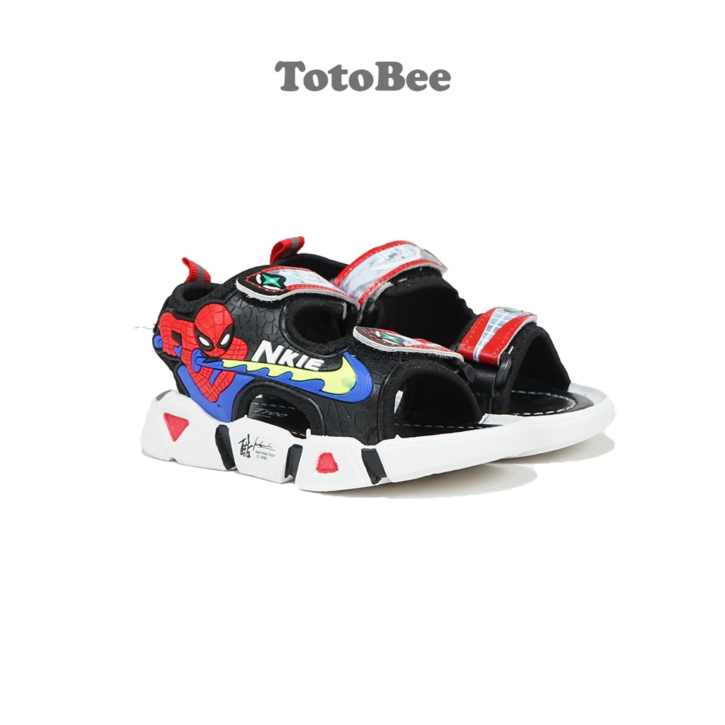 TOTOBEE SpiderBoy Sepatu Sneakers anak import Sandal X-77