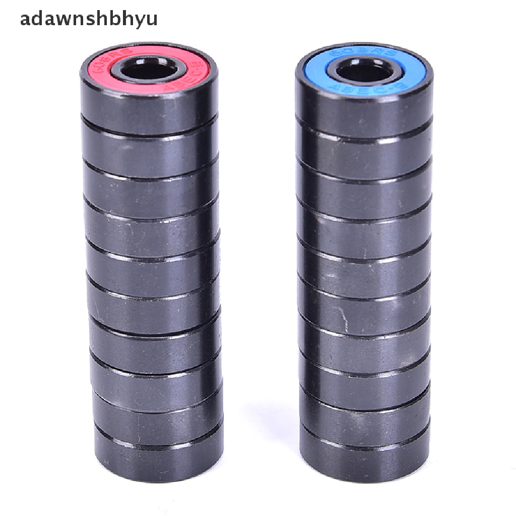 Adawnshbhyu 10Pcs /set 6082rs Bearing Deep Groove Steel Sealed Ball Bearings 608RS 608-2RS