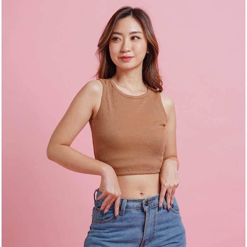 MODAVIE - MONICA TANKTOP Crop Tank Top Baju Atasan Wanita