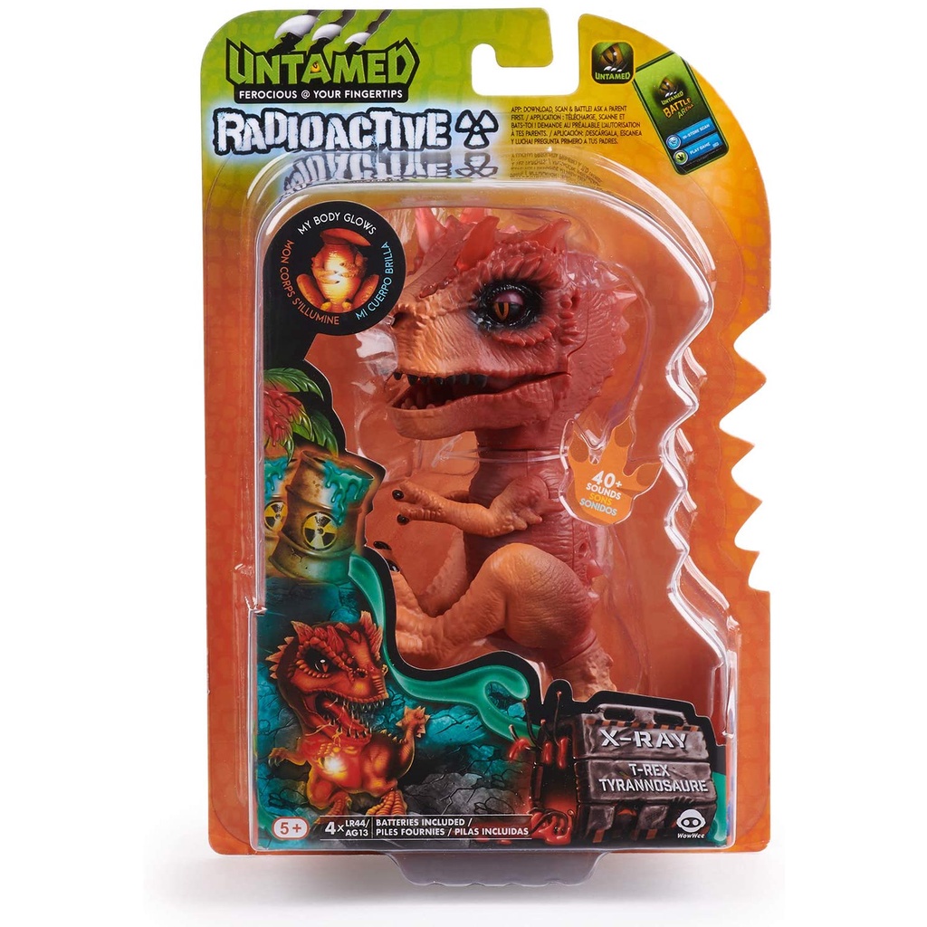 Wowwee Fingerlings Untamed Radioactive Dinos Series