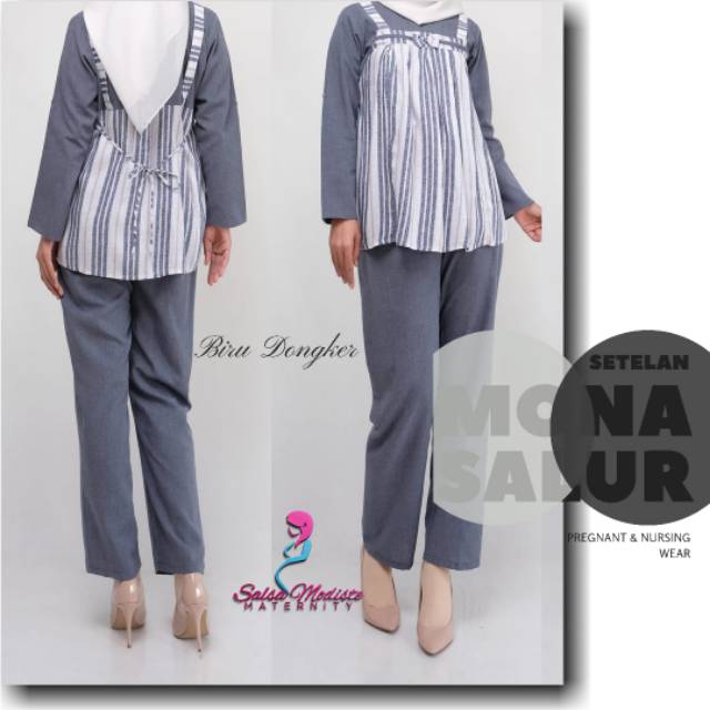 setelan baju hamil kantor acara formal