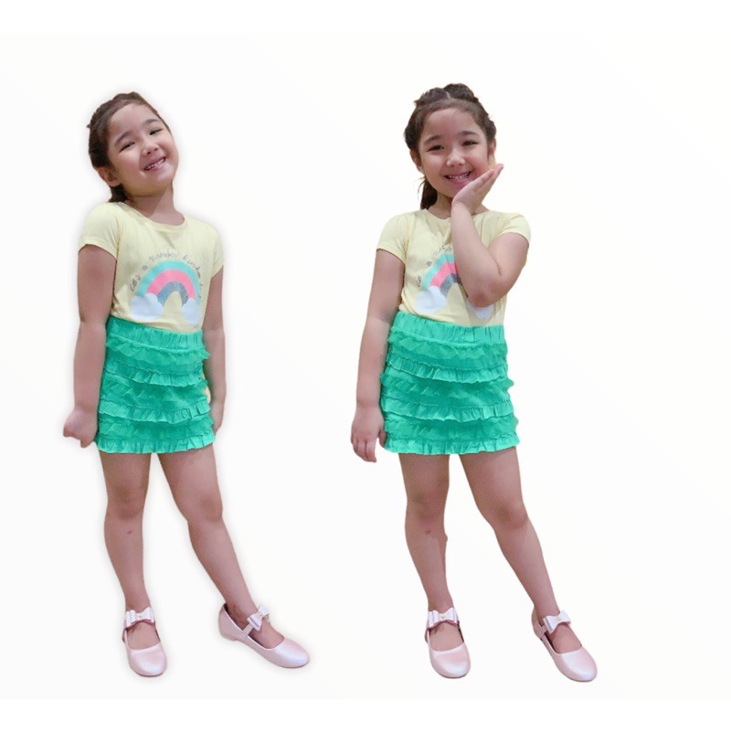 Justice Ruffle Skirt / Justice Ruffle Rok celana anak perempuan