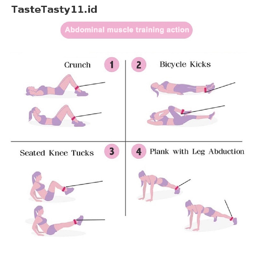 (TasteTasty) Strap Pergelangan Kaki Adjustable Dengan D-Ring Untuk Fitness / Gym