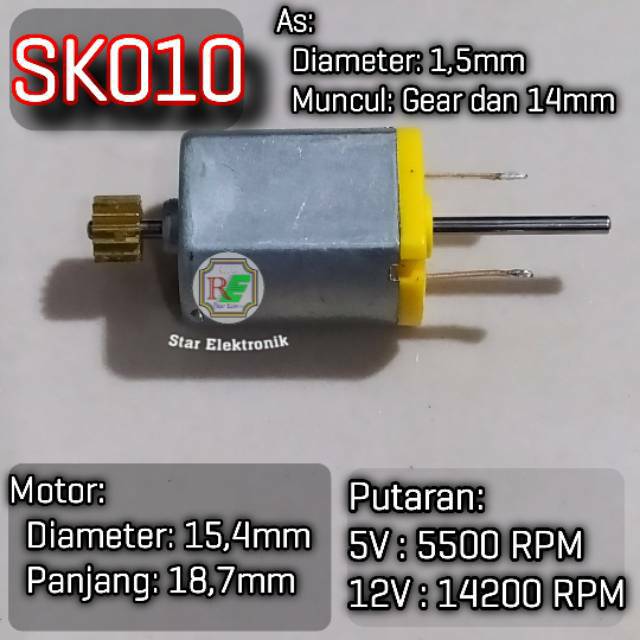 Dinamo motor DC 3v / 5V / 12V dinamo DC / Bulat