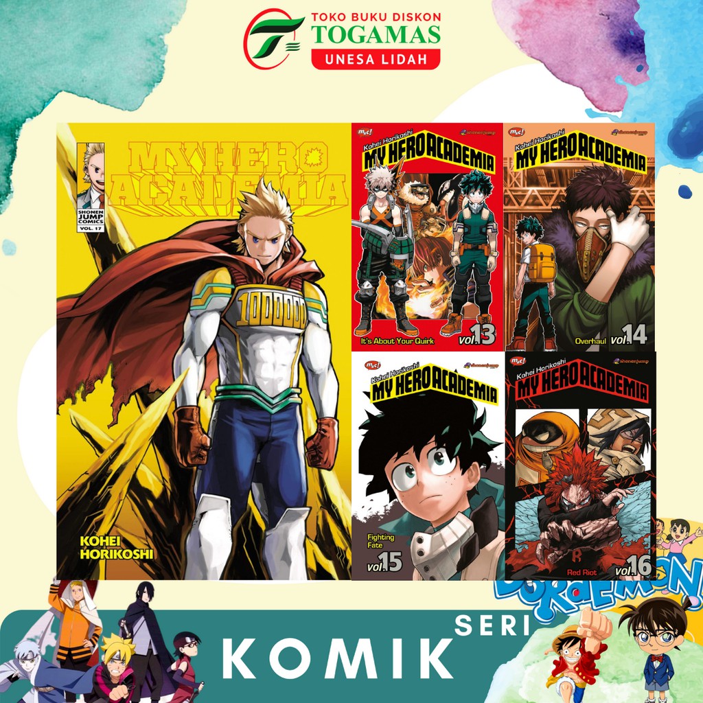 PRE-ORDER KOMIK MY HERO ACADEMIA 01, 02, 03, 09, 10, 11, 13, 14, 15, 16, 17, 18, 19, 20, 21, 22, 23,24 KARYA KOHEI HORIKOSHI